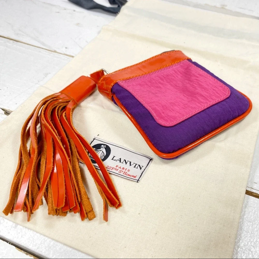 |SOLD| Lanvin Rare Tassled Coin Purse - Picture 2 of 10